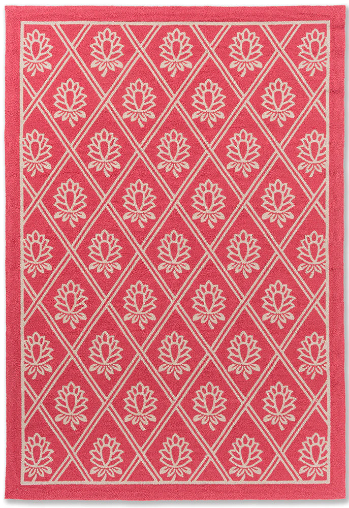 Laura Ashley Porchester Poppy Red Outdoor 480200 Rug