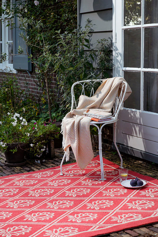 Laura Ashley Porchester Poppy Red Outdoor 480200 Rug - Image 2