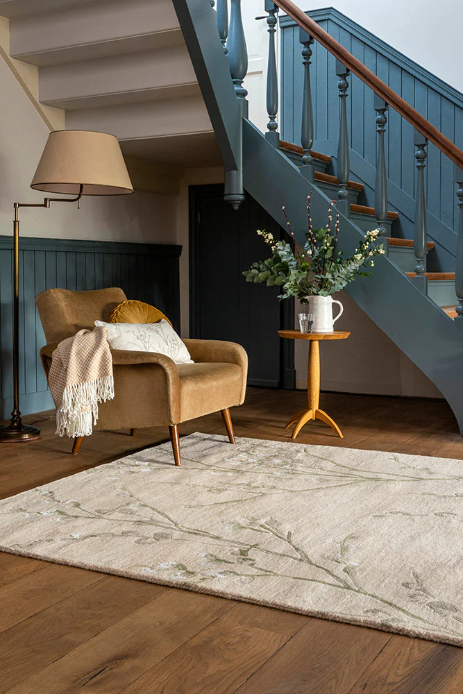 Laura Ashley Pussy Willow Hedgerow Green 079807 Rug - Image 2