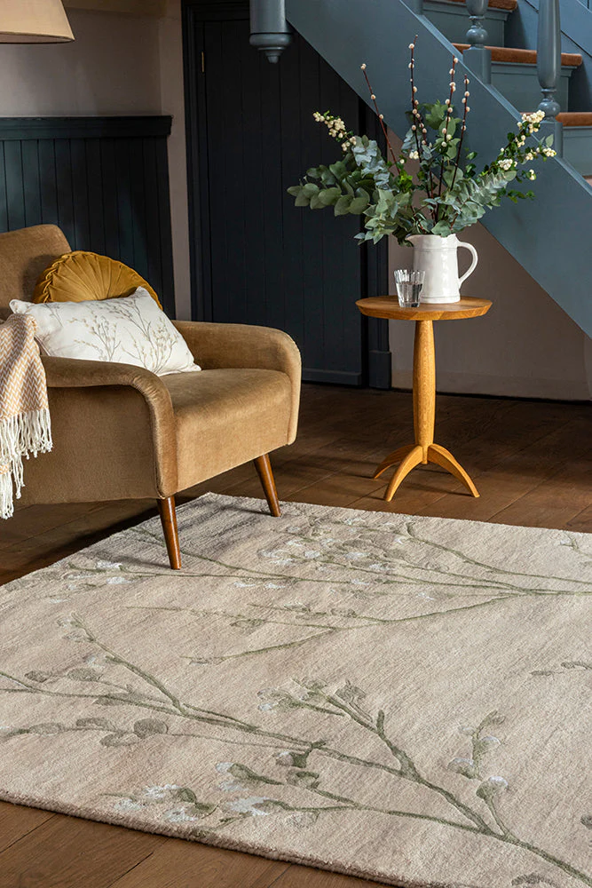 Laura Ashley Pussy Willow Hedgerow Green 079807 Rug - Image 4