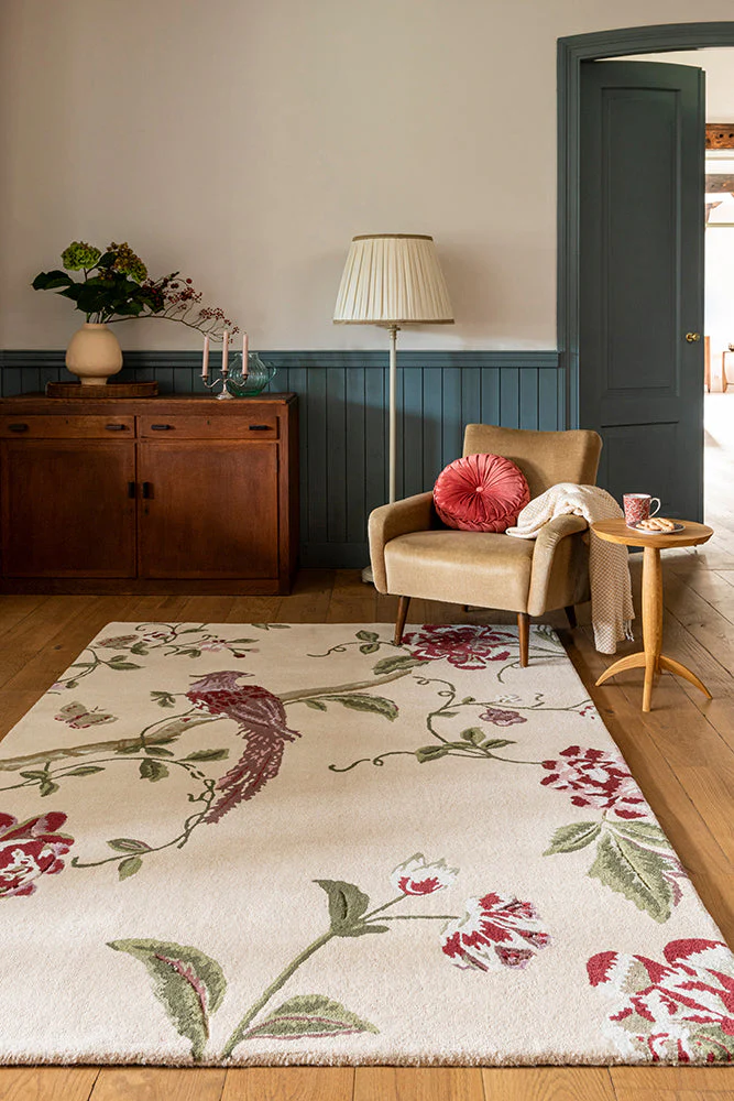 Laura Ashley Summer Palace Cranberry Grape 081200 Rug - Image 2