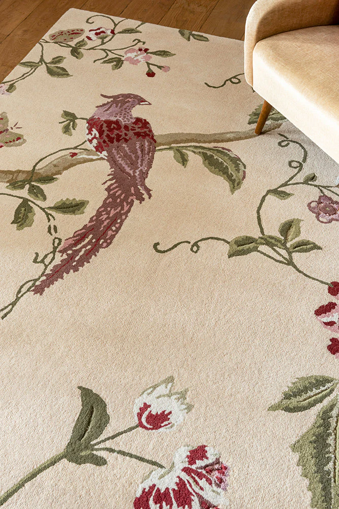 Laura Ashley Summer Palace Cranberry Grape 081200 Rug - Image 3