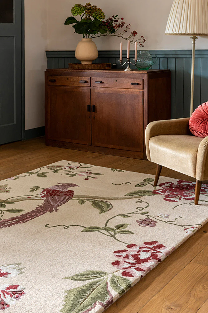 Laura Ashley Summer Palace Cranberry Grape 081200 Rug - Image 4