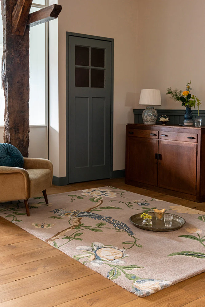Laura Ashley Summer Palace Truffle Seaspray 081201 Rug - Image 2