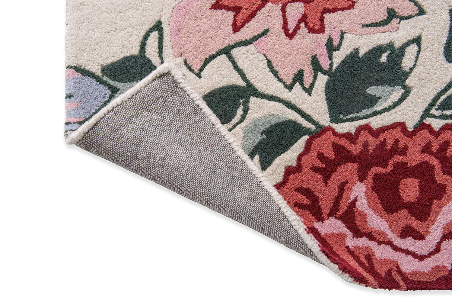 Laura Ashley Wendling Floral Poppy Red 083100 Rug - Image 7