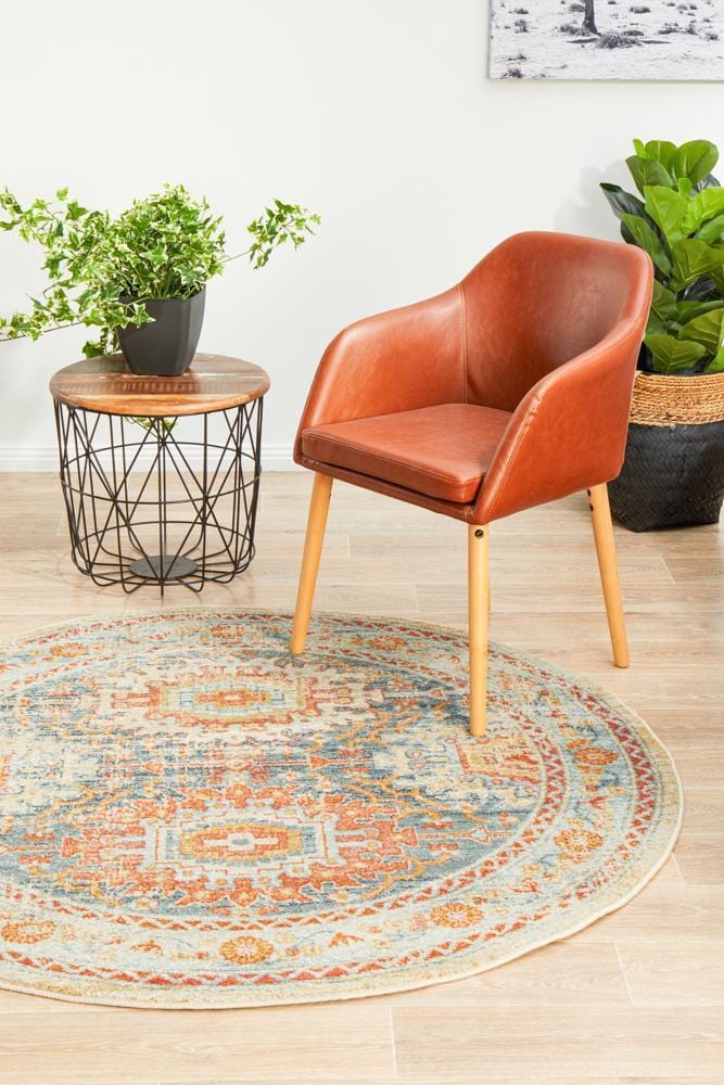 Legacy 853 Blue Round Rug - Image 5
