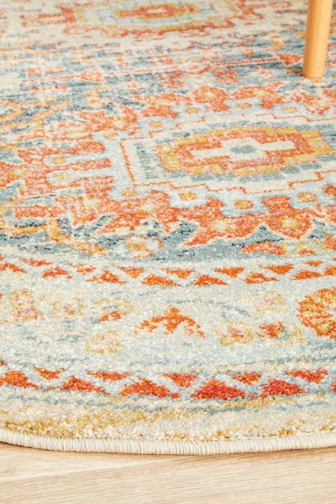 Legacy 853 Blue Round Rug - Image 6