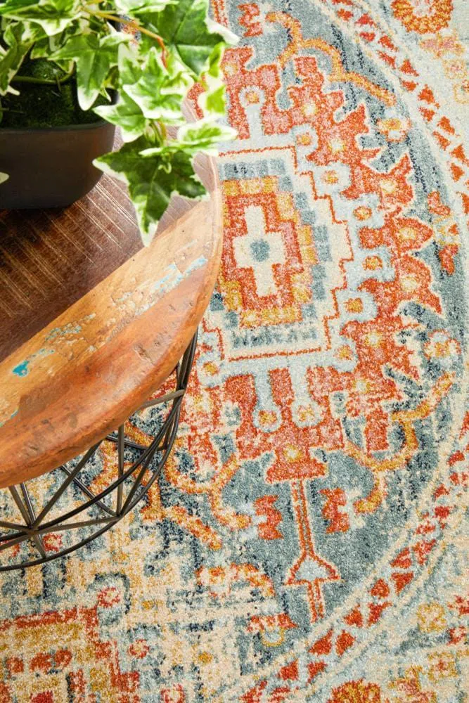 Legacy 853 Blue Round Rug - Image 9