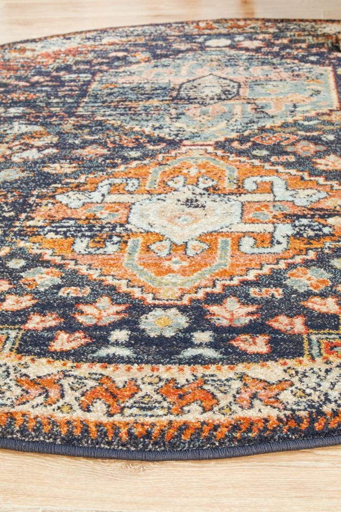 Legacy 854 Navy Round Rug - Image 6