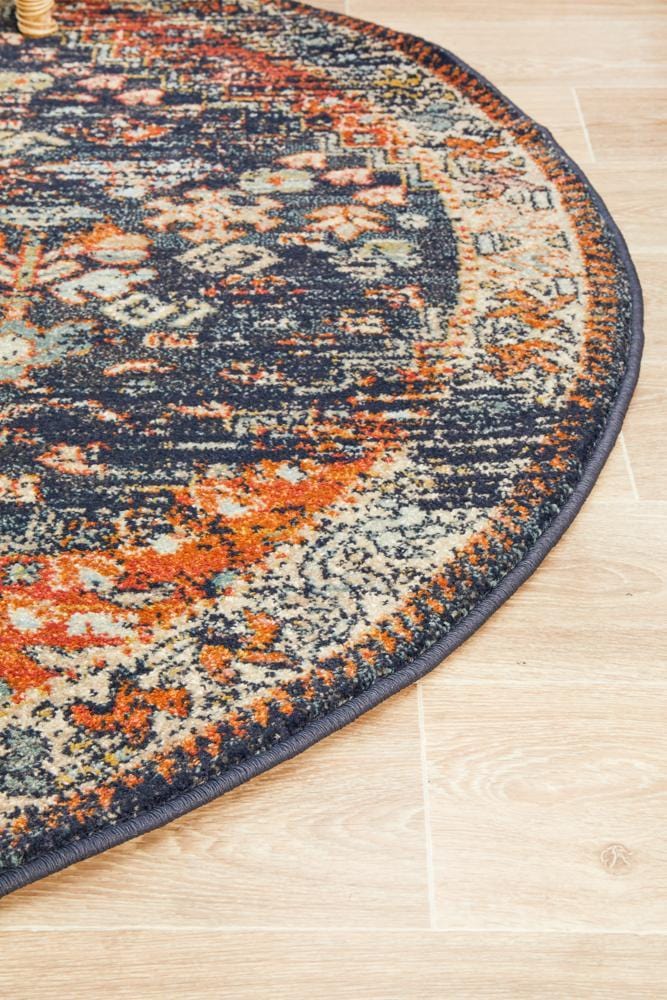 Legacy 854 Navy Round Rug - Image 7