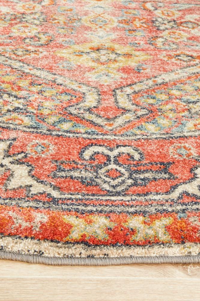 Legacy 856 Crimson Round Rug - Image 6