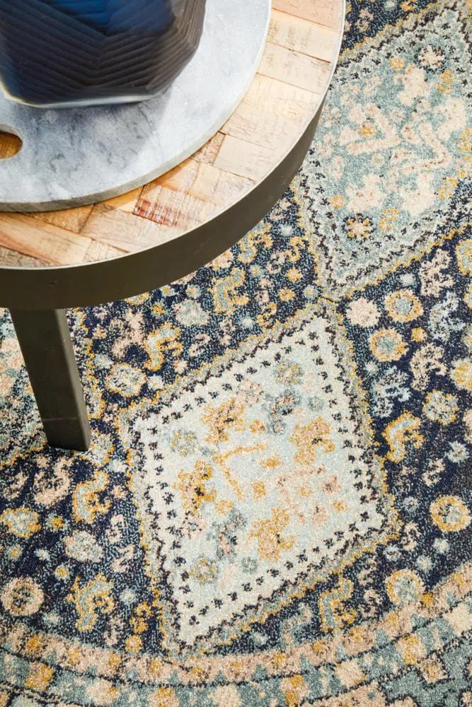 Legacy 857 Navy Round Rug - Image 9