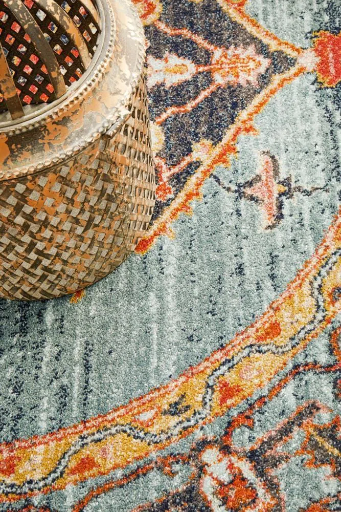 Legacy 862 Rust Round Rug - Image 9
