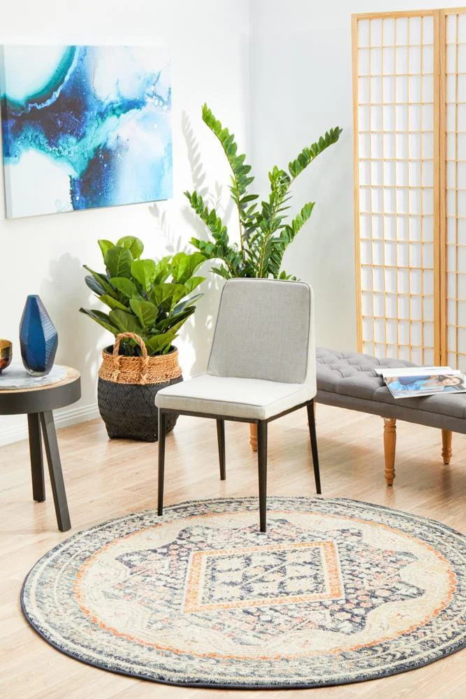 Legacy 863 Navy Round Rug - Image 4
