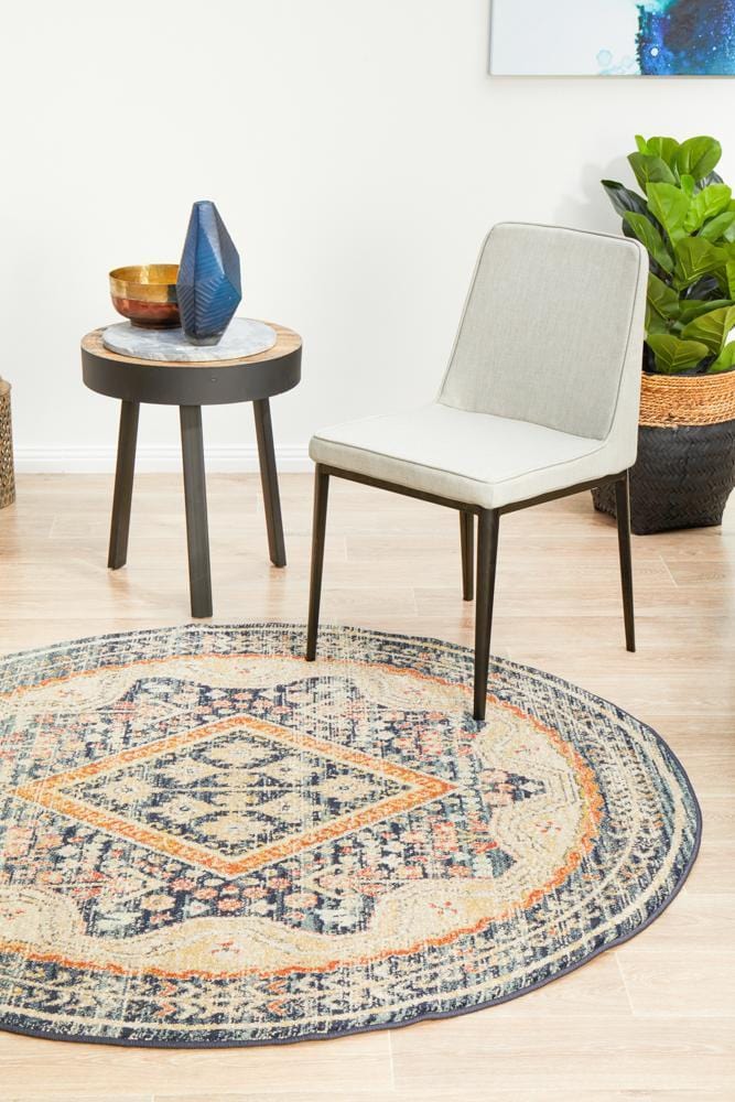 Legacy 863 Navy Round Rug - Image 5