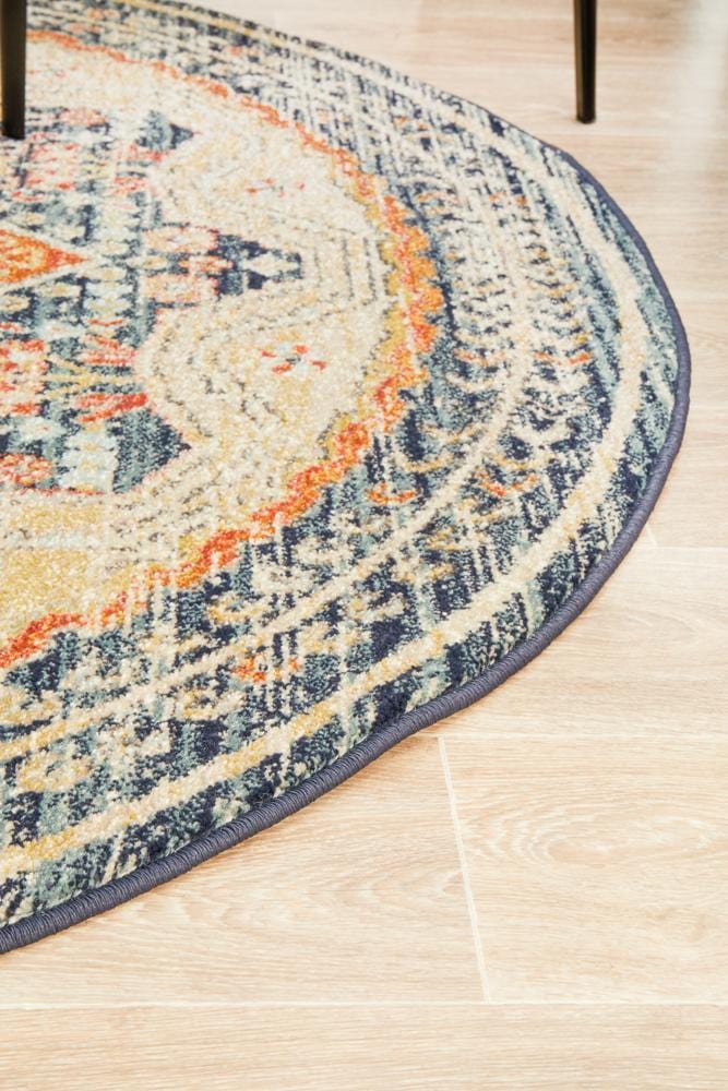 Legacy 863 Navy Round Rug - Image 7