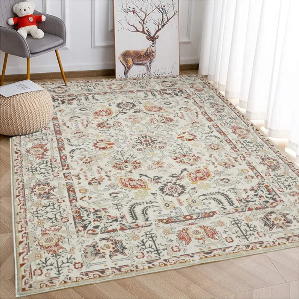 Lima Multicolour Machine Washable Rug - Image 6