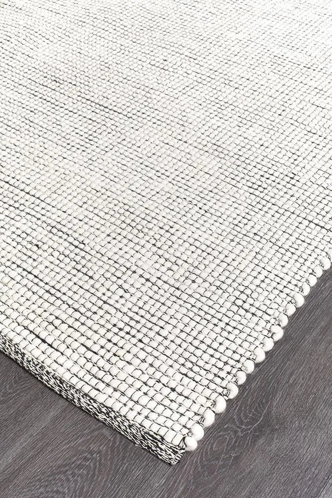 Loft Stunning Wool Black Rug - Image 4