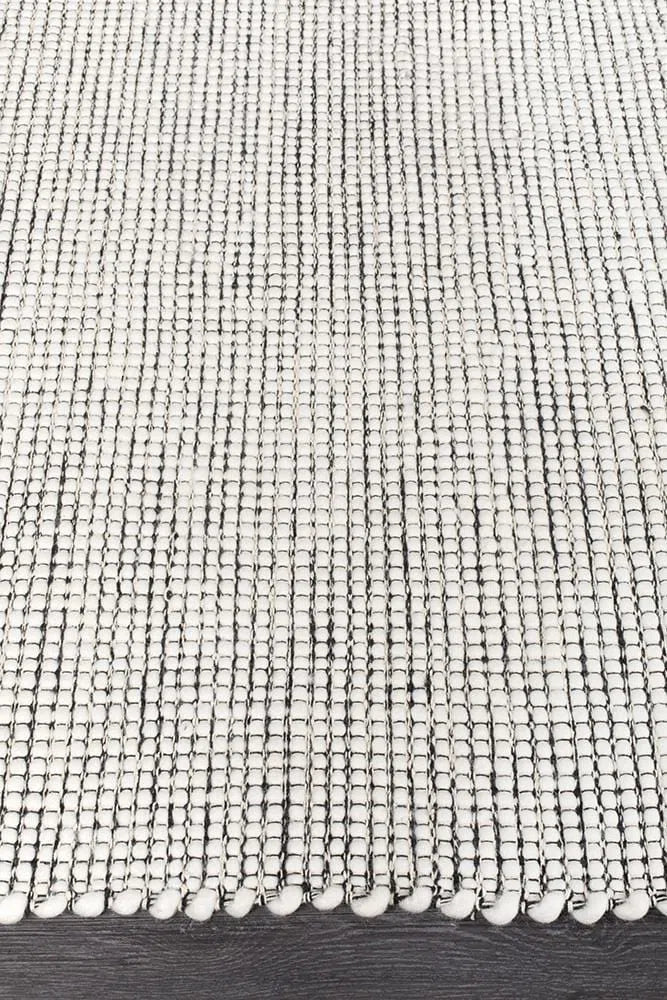 Loft Stunning Wool Black Rug - Image 5
