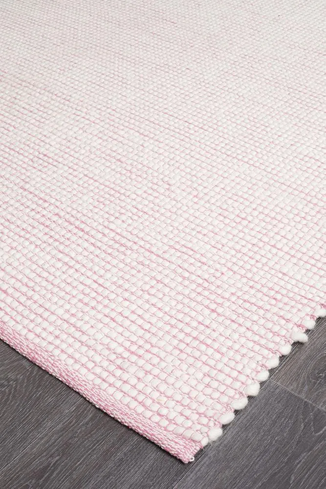 Loft Stunning Wool Pink Rug - Image 4