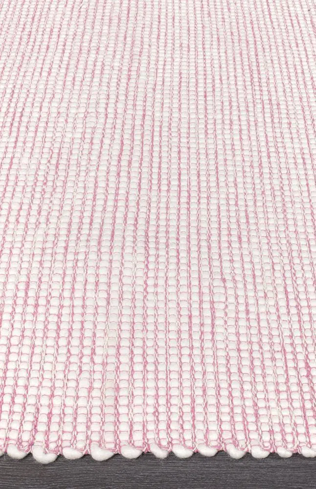 Loft Stunning Wool Pink Rug - Image 6