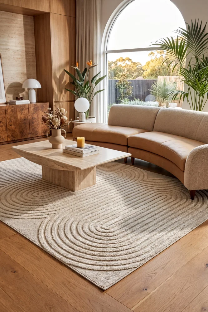 Lotus Carl Beige Rug - Image 2