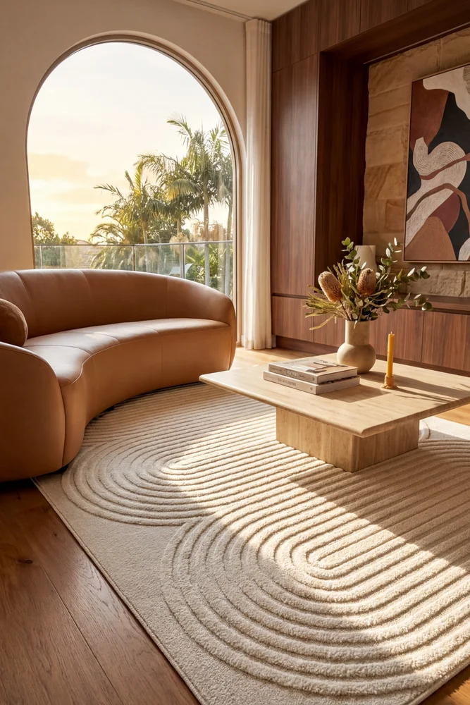 Lotus Carl White Rug - Image 2