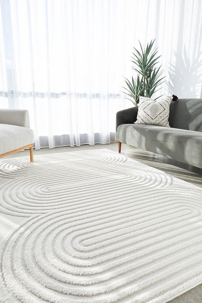 Lotus Carl White Rug - Image 3
