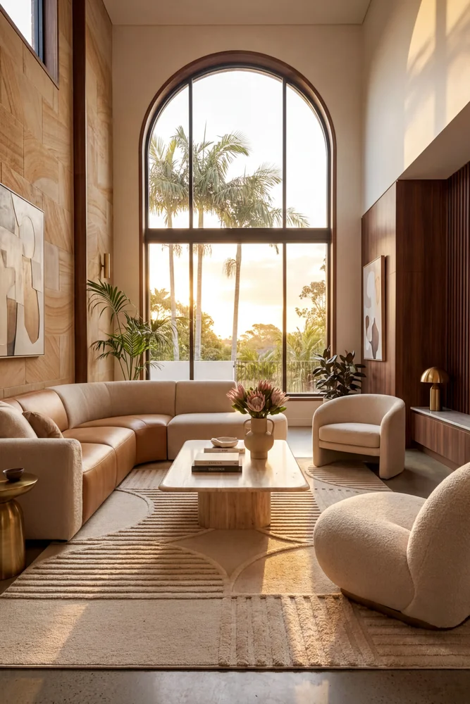 Lotus Leo Beige Rug - Image 2