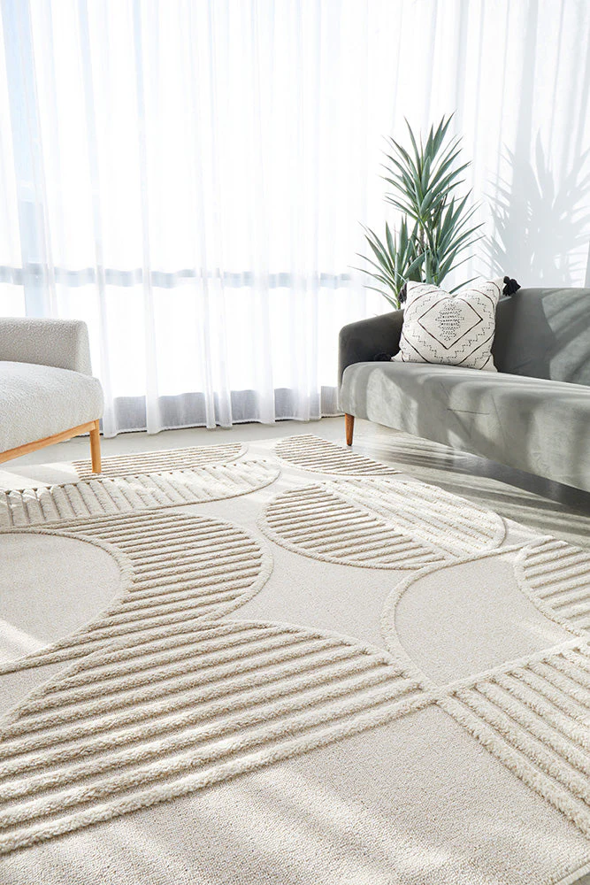 Lotus Leo Beige Rug - Image 3
