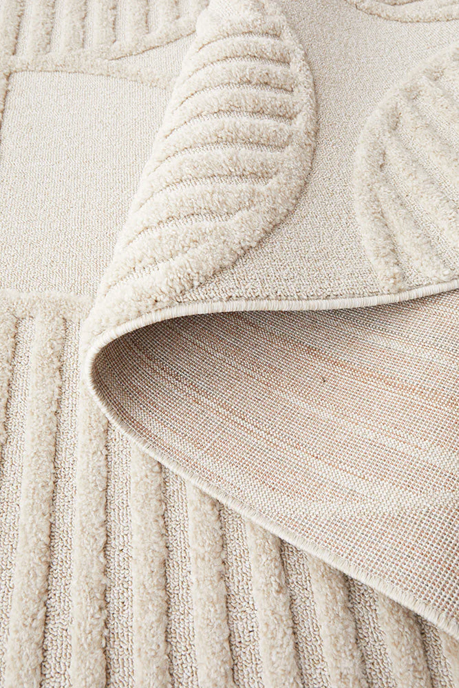 Lotus Leo Beige Runner Rug - Image 7