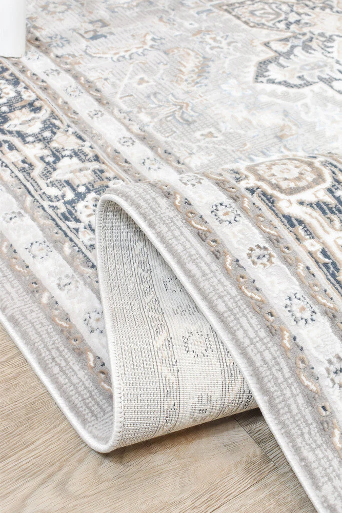 Eternal 66 Navy Cream Rug - Image 10