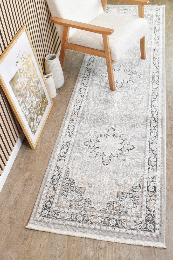 Eternal 66 Navy Cream Rug - Image 13