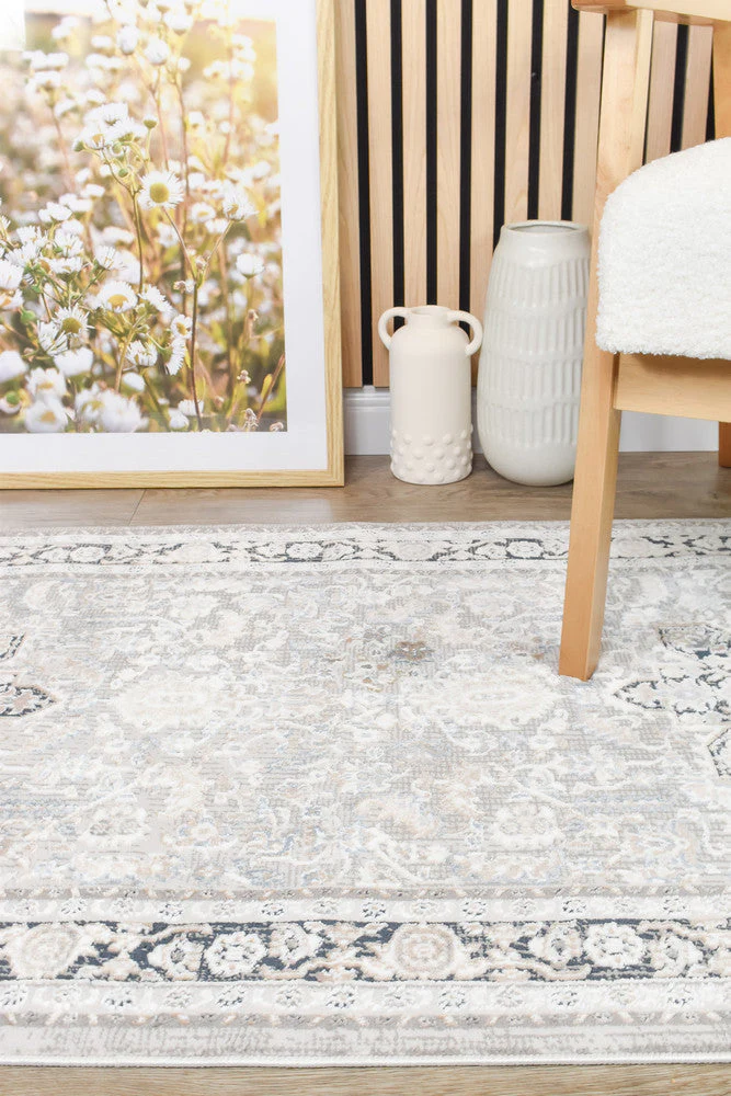Eternal 66 Navy Cream Rug - Image 14