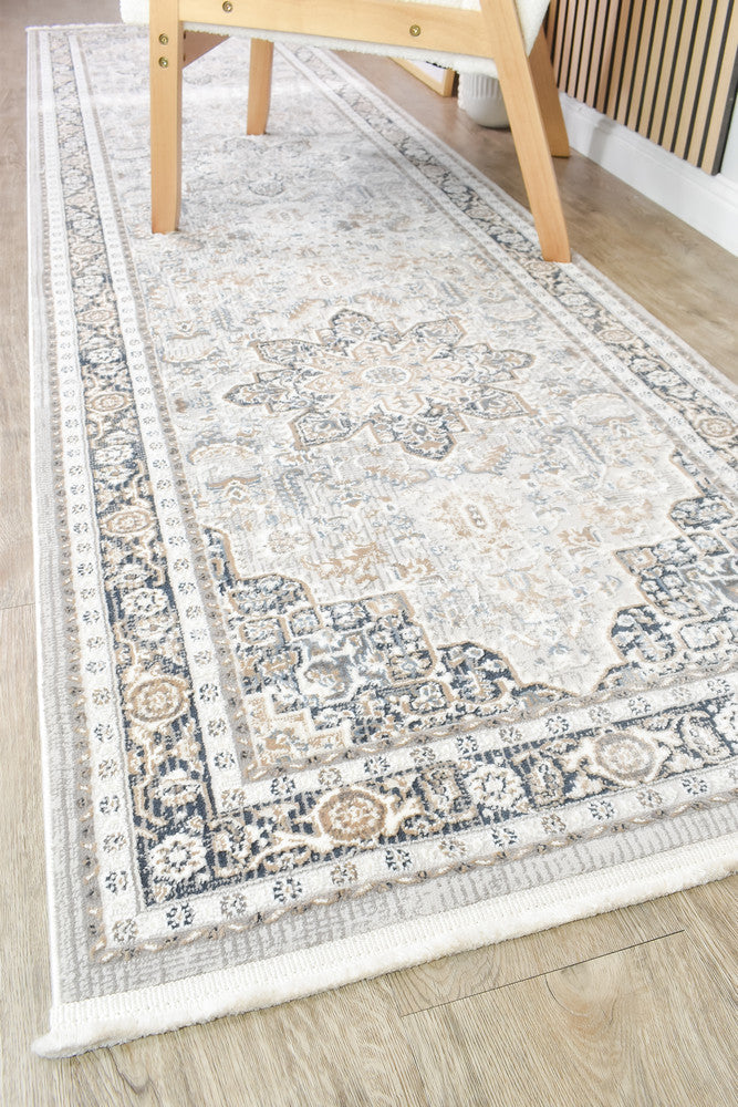 Eternal 66 Navy Cream Rug - Image 15