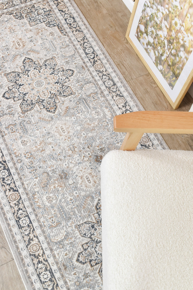 Eternal 66 Navy Cream Rug - Image 16