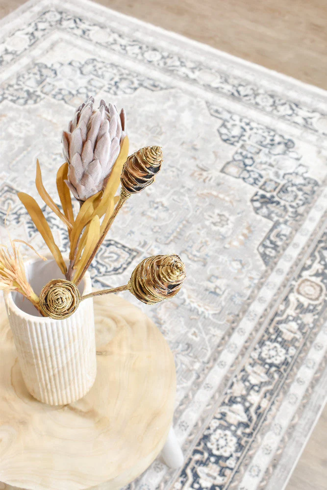 Eternal 66 Navy Cream Rug - Image 6