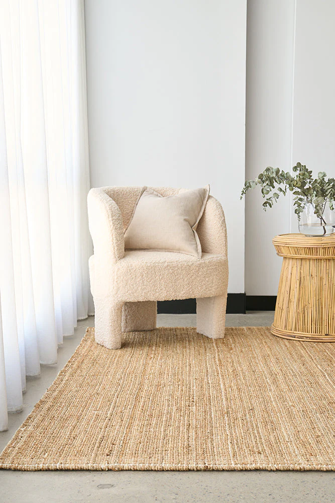 Madras Marlo Natural Jute Rug - Image 3