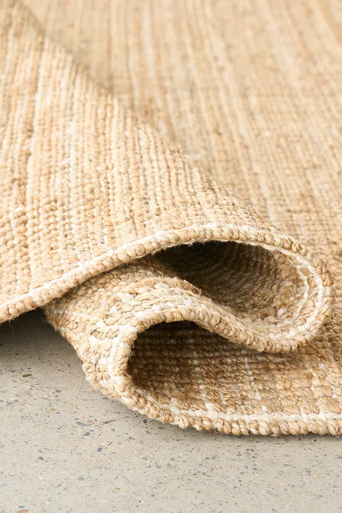 Madras Marlo Natural Jute Runner Rug - Image 7