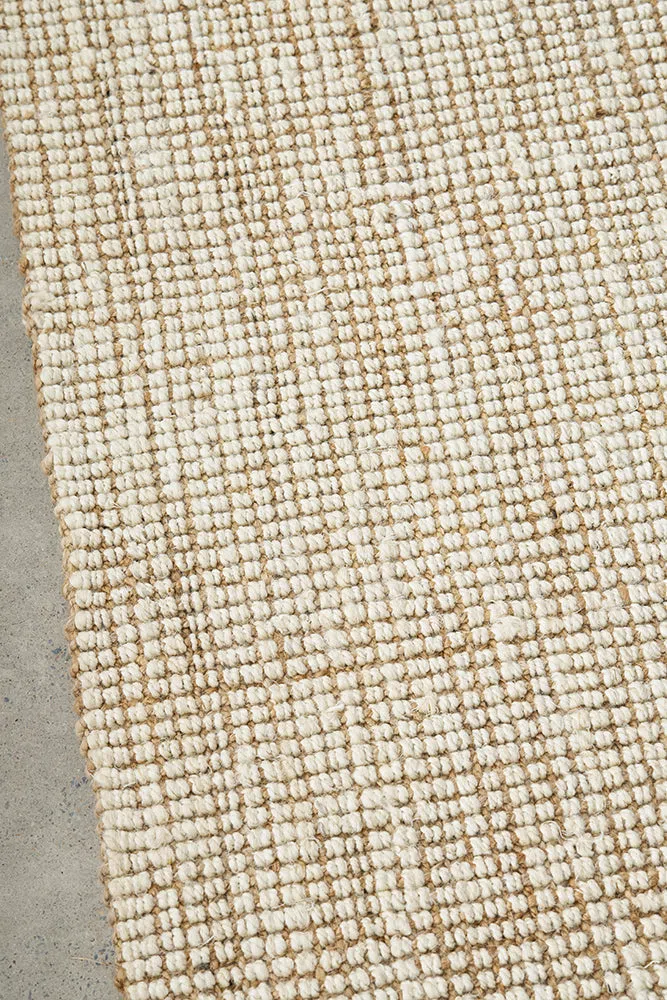 Madras Marlo White Jute Rug - Image 5