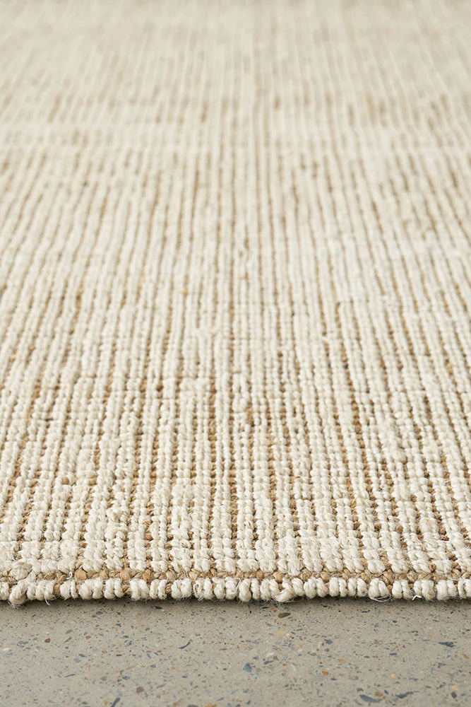 Madras Marlo White Jute Rug - Image 7