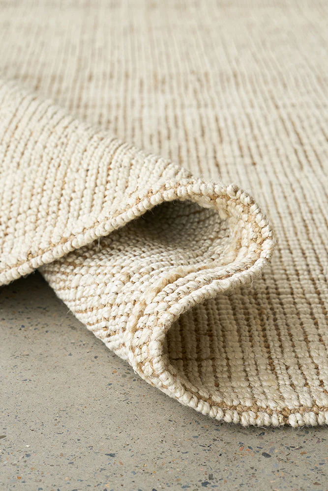 Madras Marlo White Jute Rug - Image 8