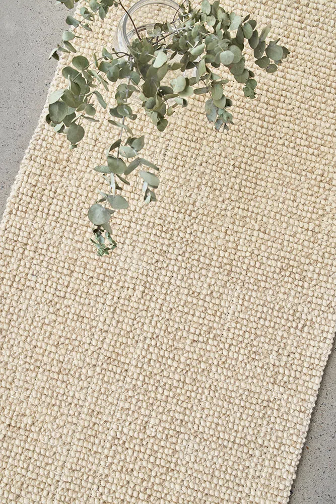 Madras Parker Cream Runner Rug - Image 4