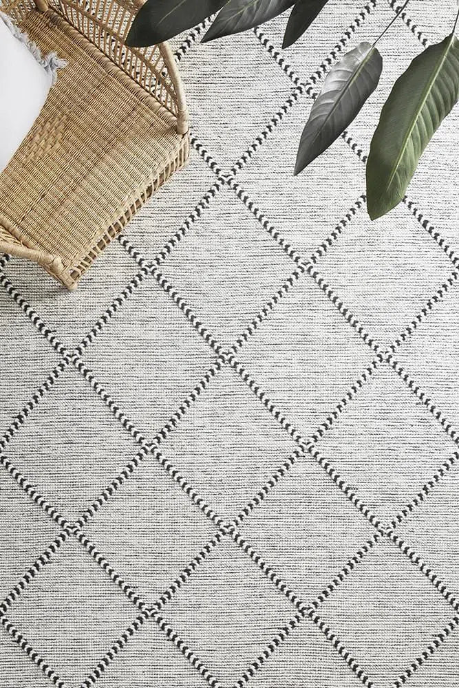 Maison Jasmin Grey Wool Rug - Image 4