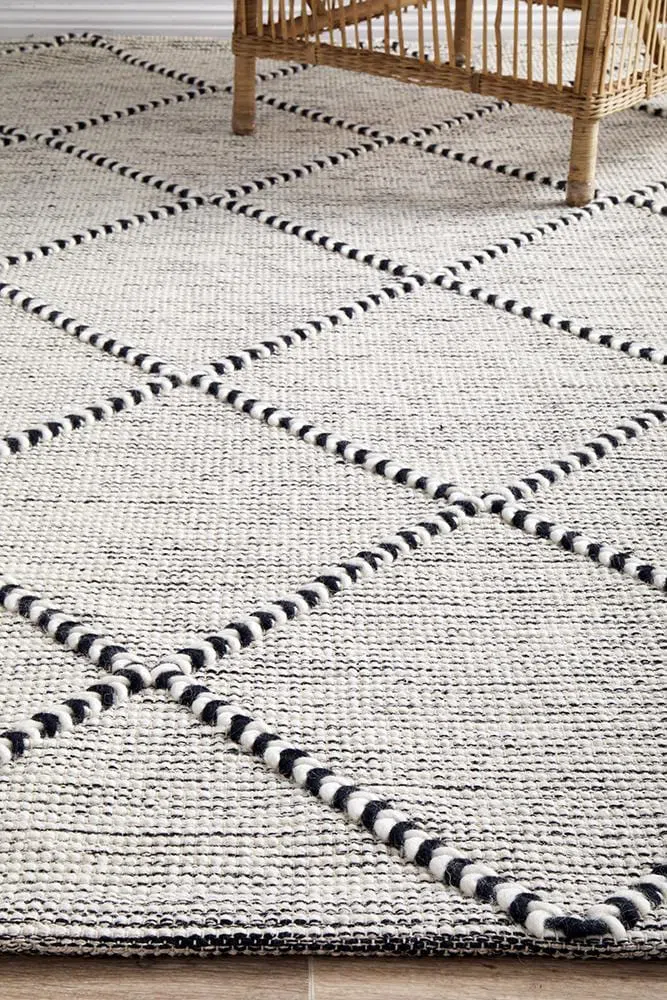 Maison Jasmin Grey Wool Rug - Image 6