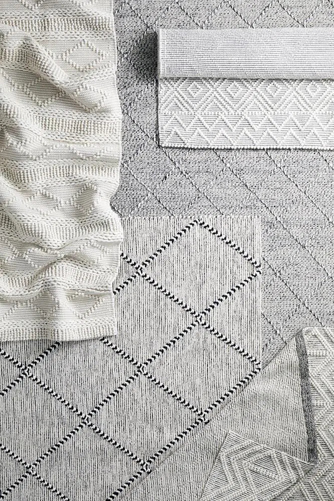Maison Kate Grey Wool Rug - Image 10