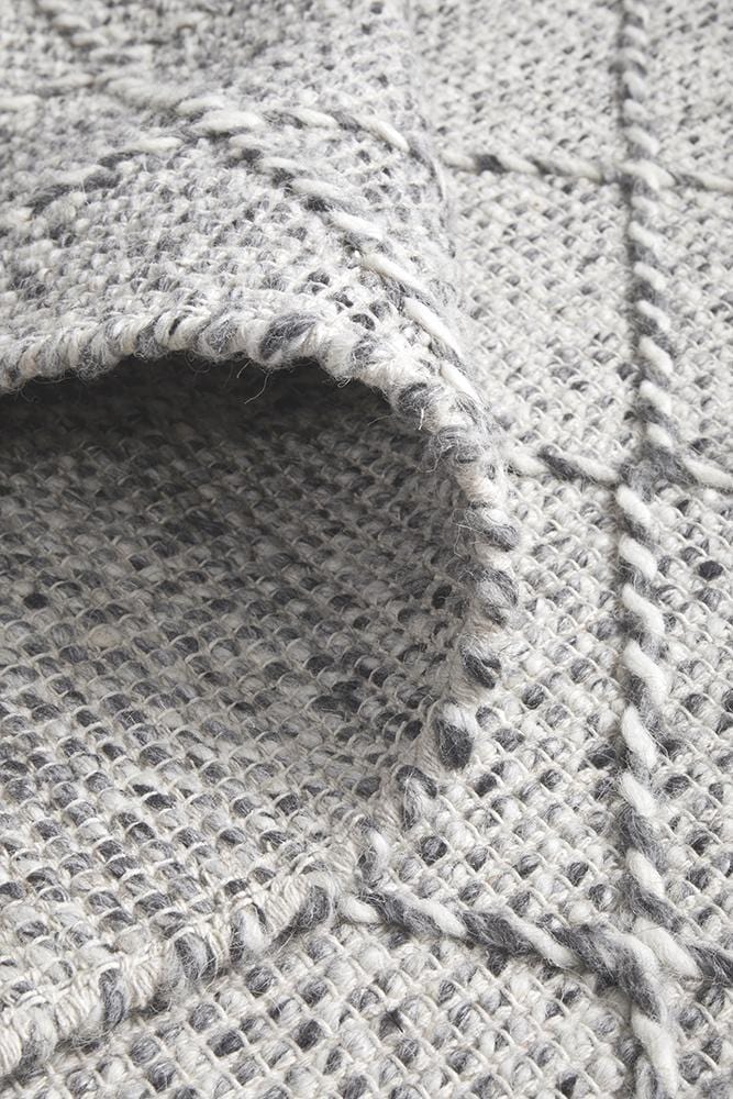 Maison Noah Grey Wool Rug - Image 10