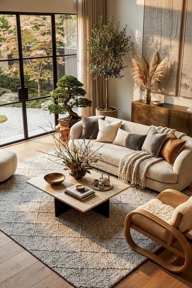 Maison Noah Grey Wool Rug - Image 2