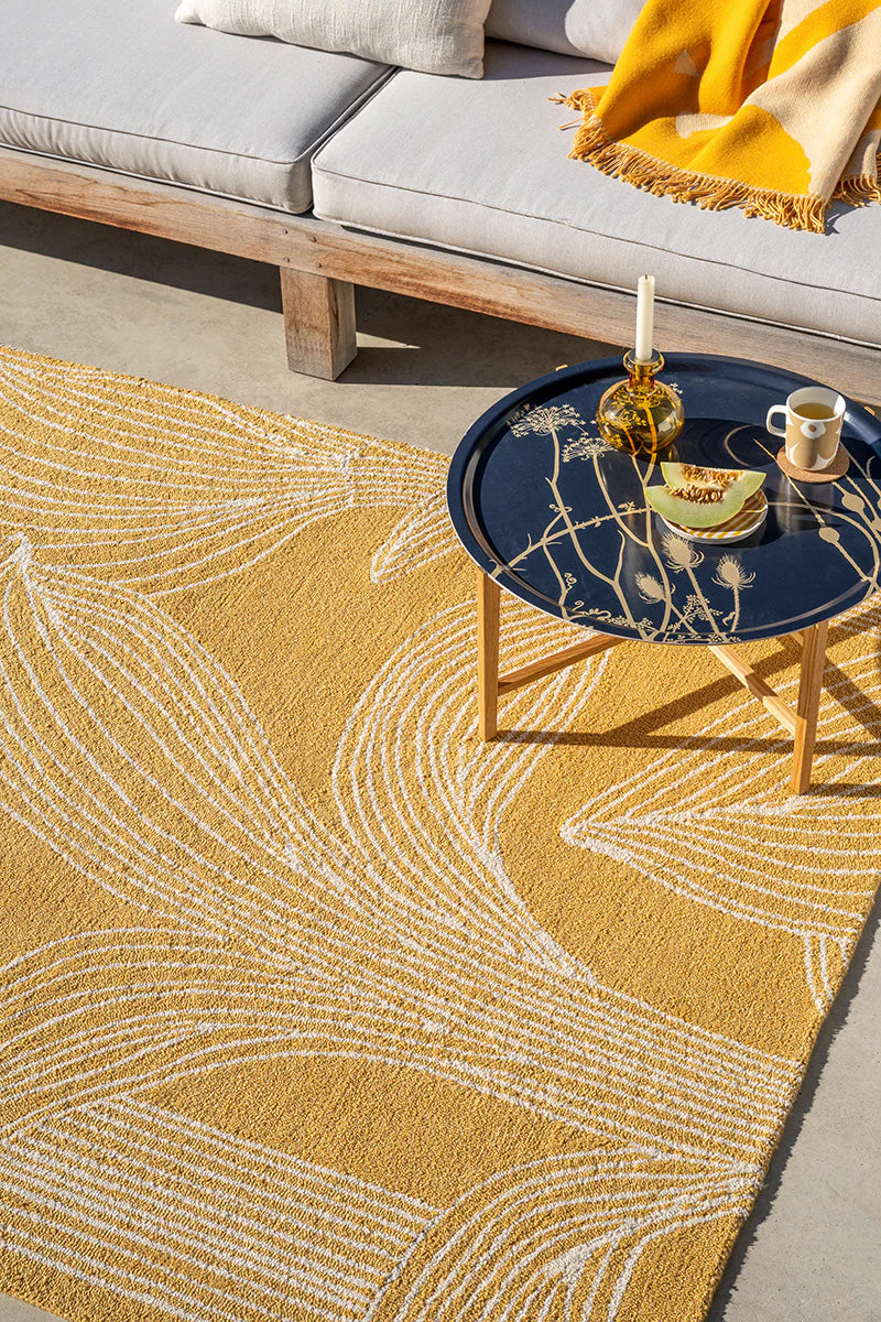 Marimekko Kukat Puhkeavat Straw Outdoor 434106 Rug - Image 2