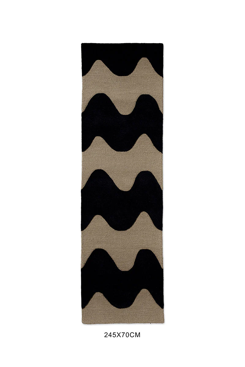 Marimekko Lokki Black 133905 Runner Rug